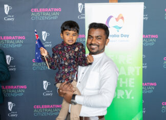 Citizens embraced on Australia Day