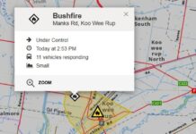 Crews tackling grassfire at Manks Road