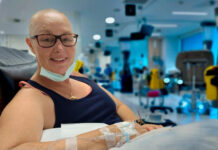 Swimming legend battles cancer
