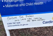 ‘Boycott the Rodeo’ graffiti spreads after alcohol ban